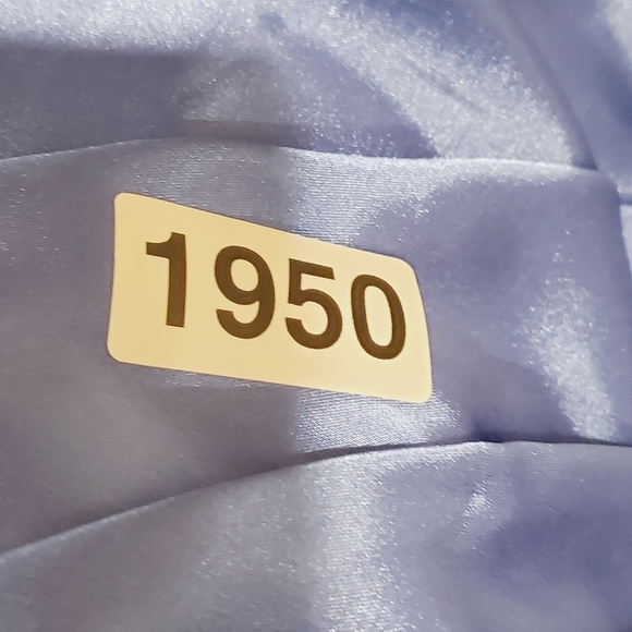 ADRIANA PAPELL blue party formal one shoulder dress Size 8 - Picture 11 of 11